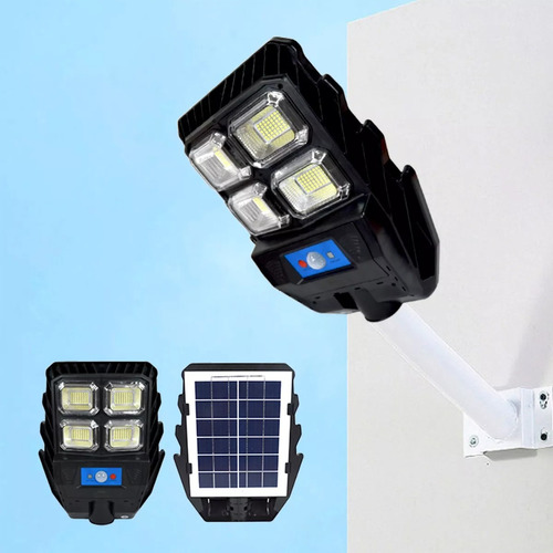 Lampara Led Solar 120w Luminaria Suburbana Alumbrado Publico