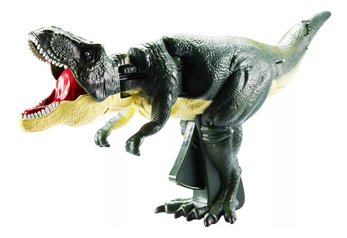 Dinosaur Dino Presiona El Gatillo Si El T-rex Mueve El Sonid Color Verde