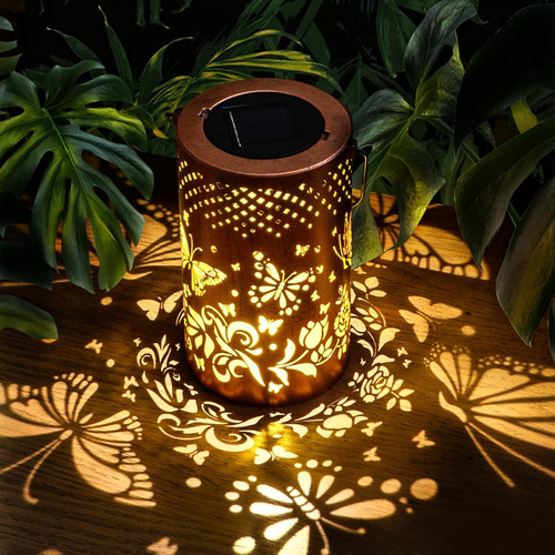 Linternas Solares De Mariposa Al Aire Libre Impermeables R