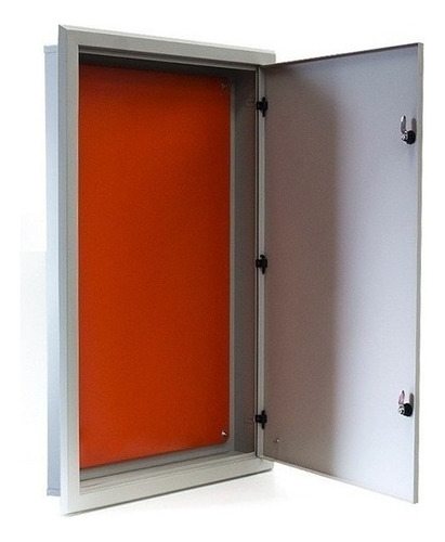 Quadro De Comando Embutir Chapa 60x60x12cm Com Flange - Lumi