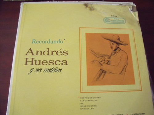 Lp Andres Huesca Y Sus Costeños, Sones De Veracruz