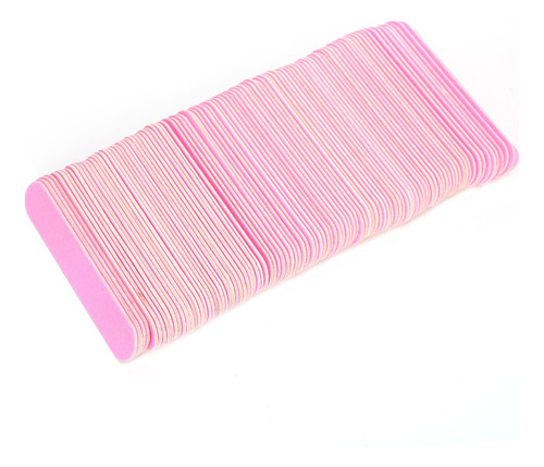 Limas De Manicura Desechables, 100 Unidades, Uñas De Doble C