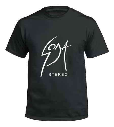 Remeras Cerati - Soda Stereo - #1 Logo Soda Stereo - Algodón
