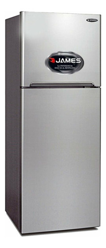 Heladera no frost James J400 inox con freezer 317L 220V