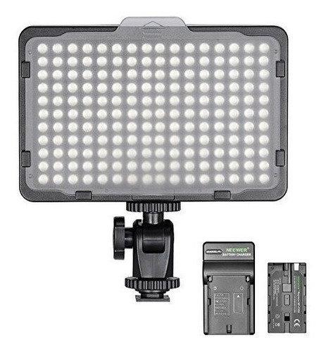 Lámpara Led Fotografía Neewer Regulable 176 Led 2600 Mah Bat