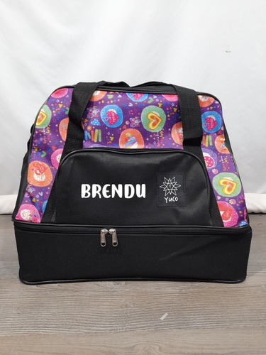 Imagen 6 de 9 de Bolso Cajon P/patin Artistico Estampado (opc Personalizable)