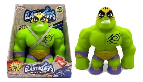 Imagen 2 de 5 de Elastikorps Figura Squishy Stretch 23cm Luchador