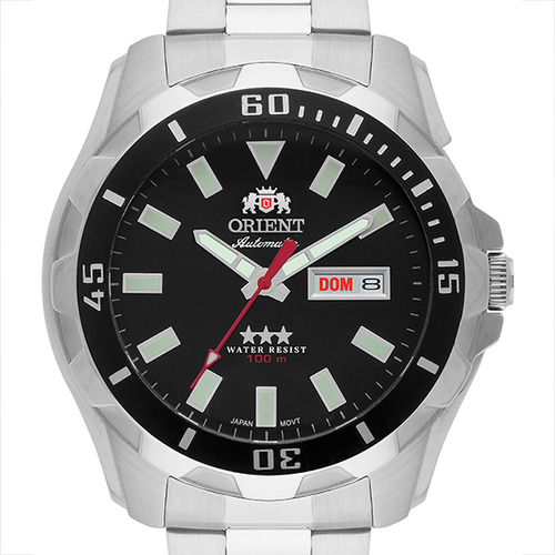 Relógio Orient Automático Masculino Prata 469ss078f P1sx
