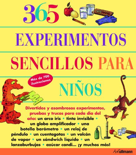Libro 365 Experimentos Sencillos Para Niños (cartone) - Vv.