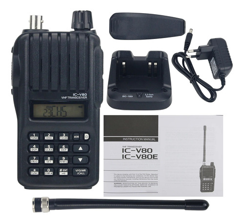 Transceptor Marino Icom Ic-v80e Vhf  Walkie-talkie Con