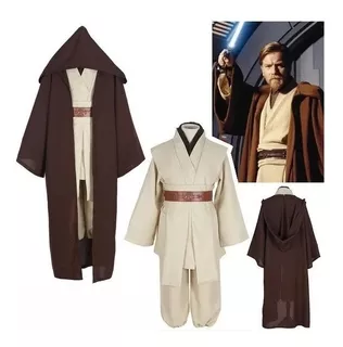 Disfraz Cosplay Jedi Obi Wan Star Wars Adultos