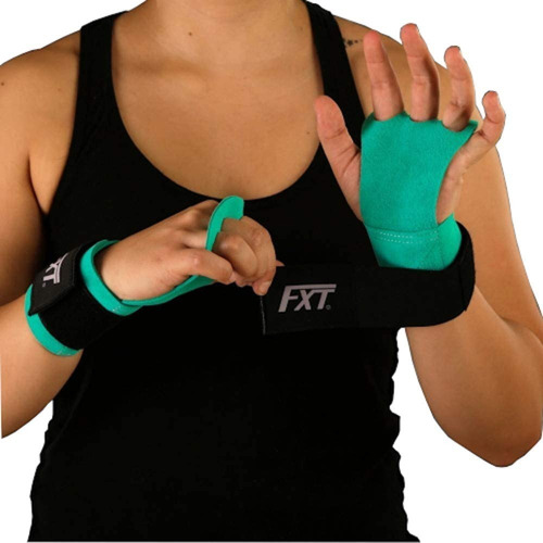 Fxt Calleras/hand Grip Pro De Carnaza De Piel Crossfit, Gym