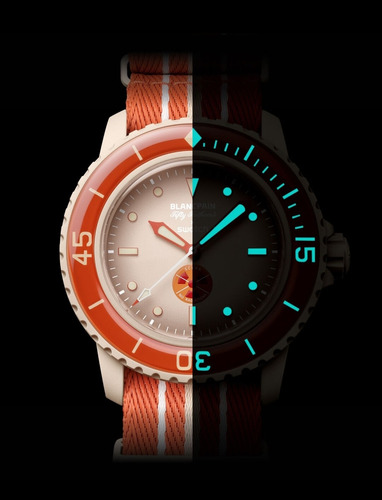 Reloj Swatch X Blancpain Océano Artico Fifty Edicion Especia