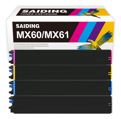 Mx60nt Mx61nt Mx-60nt Mx-61nt Toner Cartridge Replacement