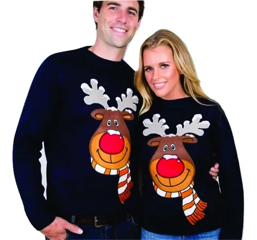 Buzos Navide os Reno De Navidad X 1 Ni os Adultos MercadoLibre