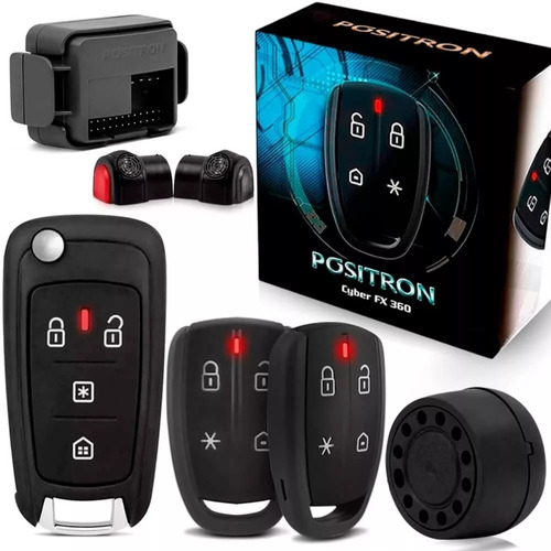 Alarme Positron Carro Cyber Fx360 Fx 360 Chave Canivete Fiat