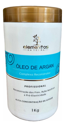 Complexo Reconstrutor Óleo De Argan 1kg Elementos Da Terra