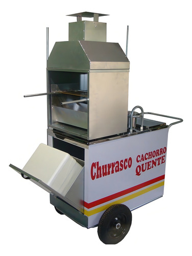 Carrinho Ambulante Cachorro Quente,churrasco Hot Dog