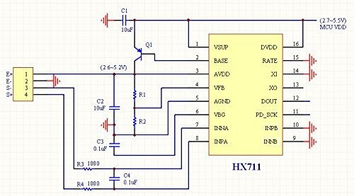 5 Unidade Hx711 Amplificador Celda Divisor Pesaje