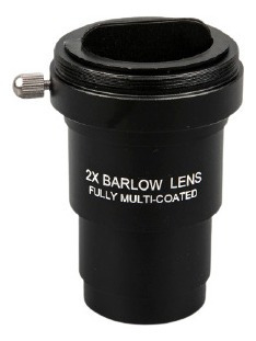 Barlow 2x 1.25 Single Lens Telescopio Astronomía
