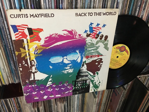 Curtis Mayfield Back To.. Vinilo Lp Us Funk Soul Marvin Gaye