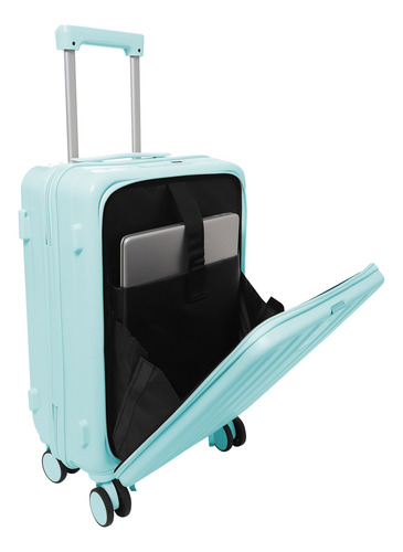 Maleta Chica Travel Mano Abs Tsa 4 Ruedas Resistente Avion Menta Fashion