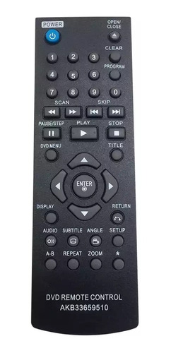 Control Remoto Para Dvd LG Original 