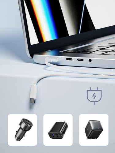 Cable Cargador 2mts Usb C - Mags 3 Para Mac Pro 14 A2442