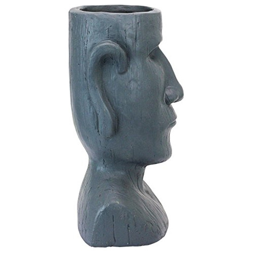 Estatua De Maceta De Cabeza Megalítica Masiva De Isla ...