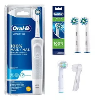 Cepillo Eléctrico Oral-b Vitality 100 1un + 4 Cabezales