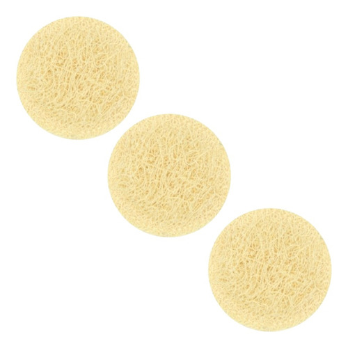 Pads Vegetales Faciales Luffa Natural Pack X3