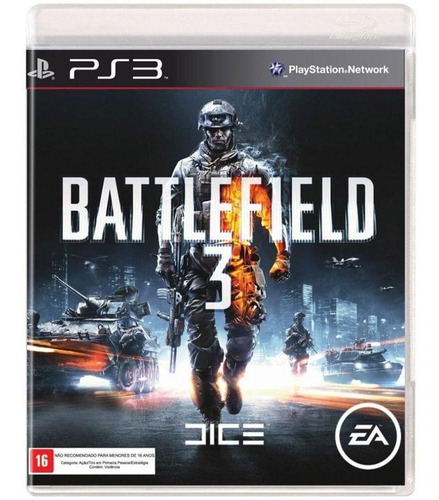 Battlefield 3 Ps3 Usado Com Nota Fiscal Midia Fisica