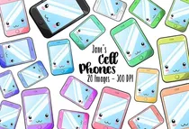 Comprar Cliparts Imagenes Png Celulares Pasteles Acuarelas Jk14