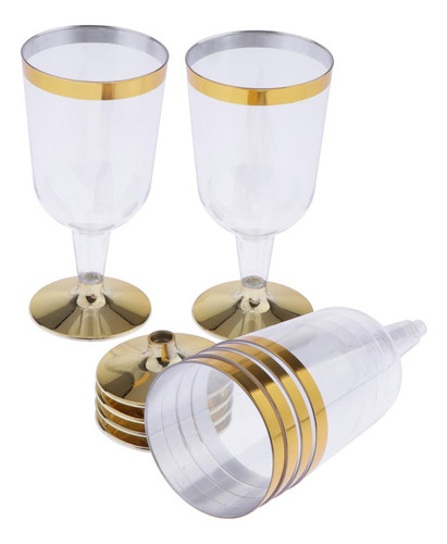 Paquete De 6 Vasos De Plástico De Plástico Bodas De