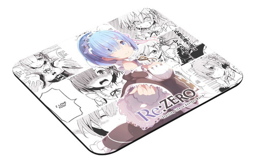 Mouse Pad 23x19cm Anime Manga Re Zero Re:zero Rem