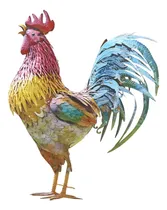 Comprar Animales De Metal Para Jardín Estatuas De Gallo De Jardín Fi