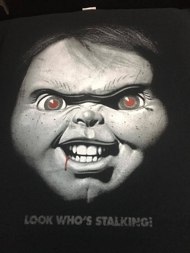 Imagen 1 de 2 de Chucky Look Whos Stalking - Peliculas De Culto - Polera