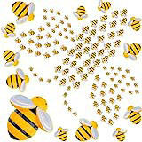 Abeja En Miniatura, 40 Unidades, Pequeñas Decoraciones De Re