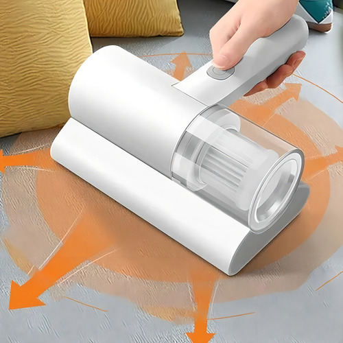 Aspirador Po Elimina Acaros Luz Uv Recarregavel Portatil Usb cor branco