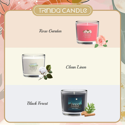 Sets De Regalo De Velas De Cumpleaños De Trinida, Velas Perf