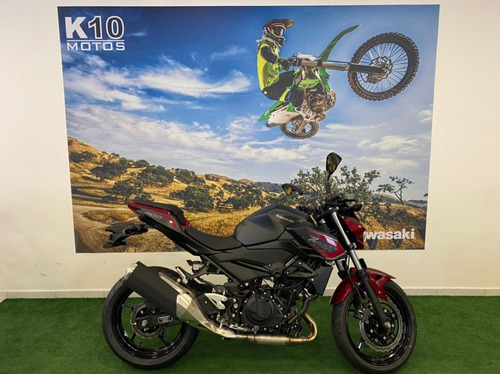 Kawazaki Z400 Vermelha 2021 - Condição Imperdível