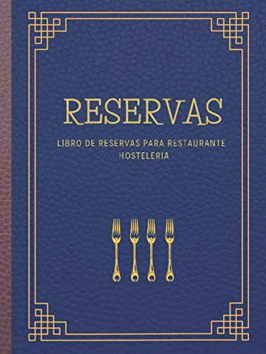 Libro : Libro De Reservas Para Restaurante Hosteleria... 