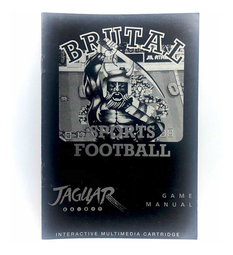 Brutal Sports Football - Manual Original De Atari Jaguar