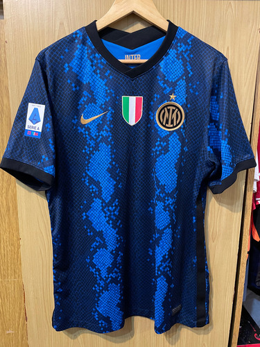 Camiseta Inter Milan 2021 Barella Talle L (Usado)