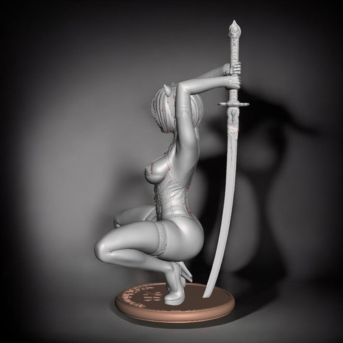 Figura Coleccionable Fanart 2b Nier Automata Pintada