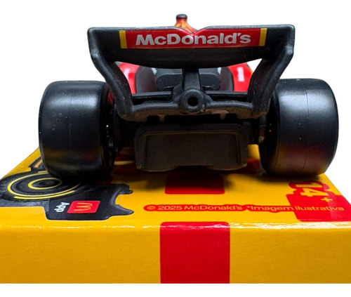 Miniatura Carro Formula 1 Mc Donalds F1 O Filme 1/43 Vermelho