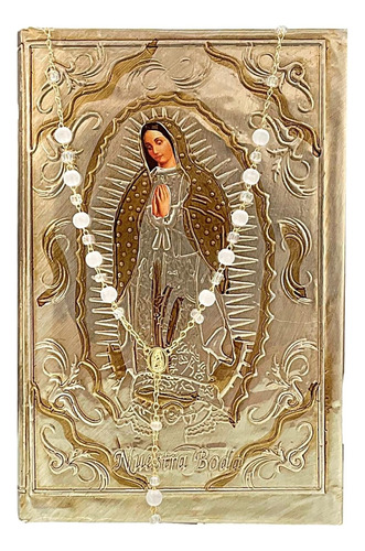 Biblia Boda Matrimonio + Incluye Rosario Virgen Guadalupe Av