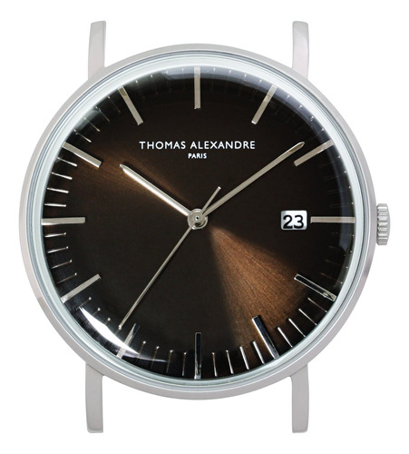 Reloj Thomas-alexandre Minimal Domed - Francés (marrón)