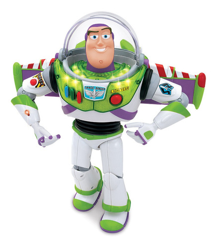 Buzz Lightyear Interactivo Alas 64081 Juguete Toy Story 30cm