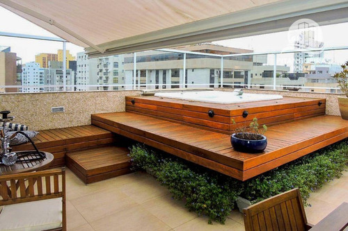 Imagem 1 de 30 de Pitangueiras - Excelente Cobertura - Reformada - Terraço Com Lazer - 03 Vagas De Garagem. - Co0220